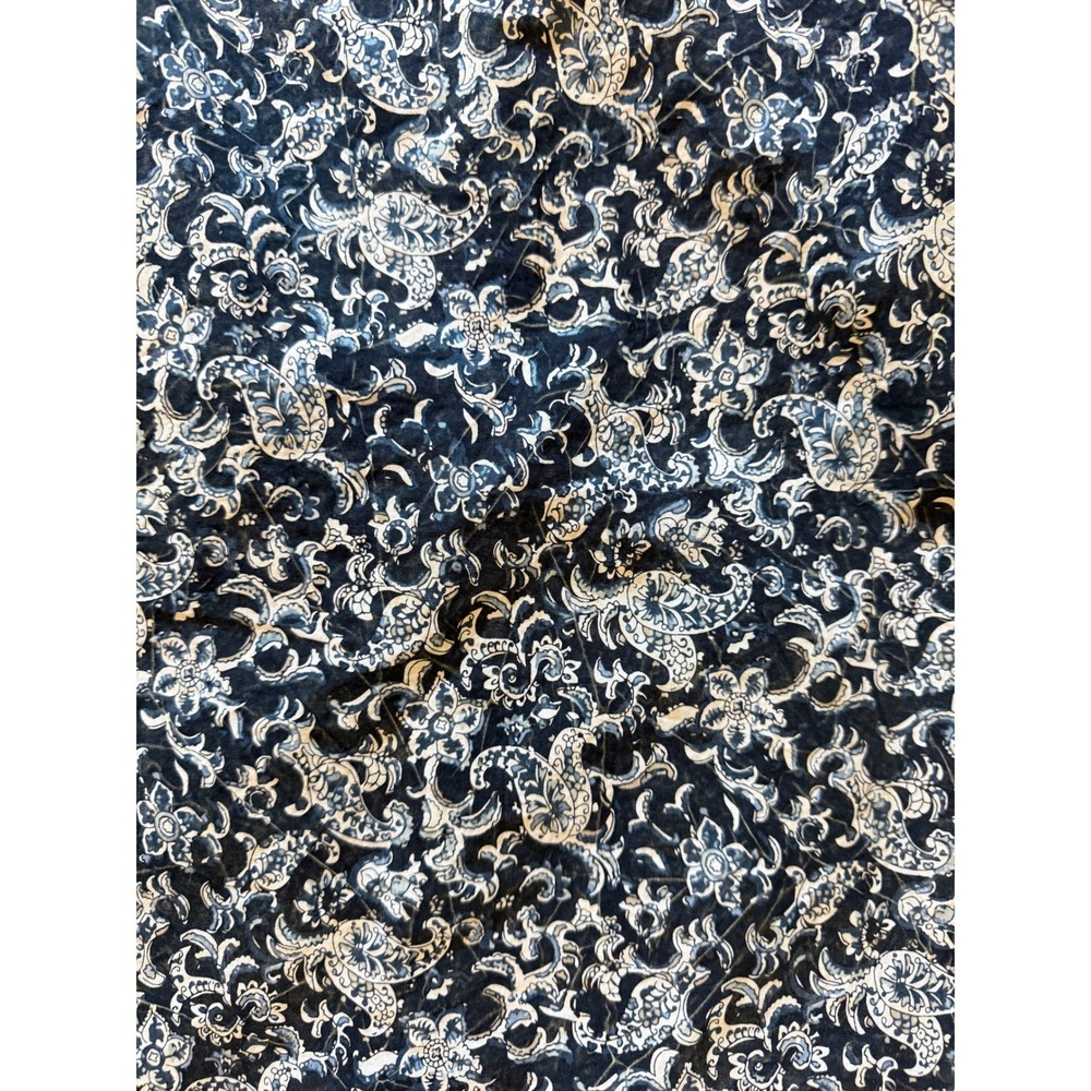 Rock and Roll Cowboy Mens Long Sleeve Western Pearl Snap Shirt Blue Paisley L - Picture 4 of 8